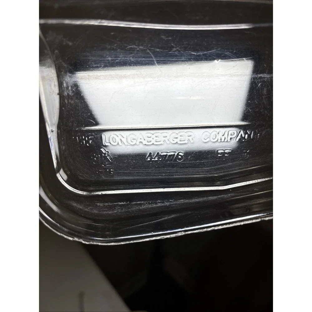 Longaberger Basket 5 Section Plastic Liner Protector Med #44776 EUC